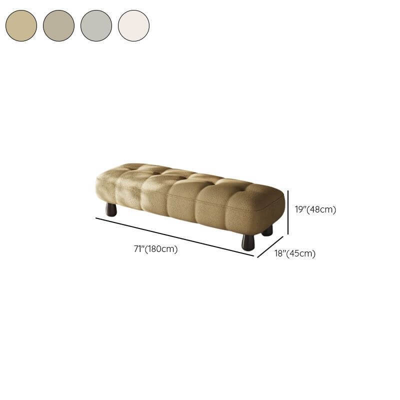Versatile upholstered bench for hallway or living room
