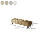 Solid Color upholstered bench ideal for modern homes