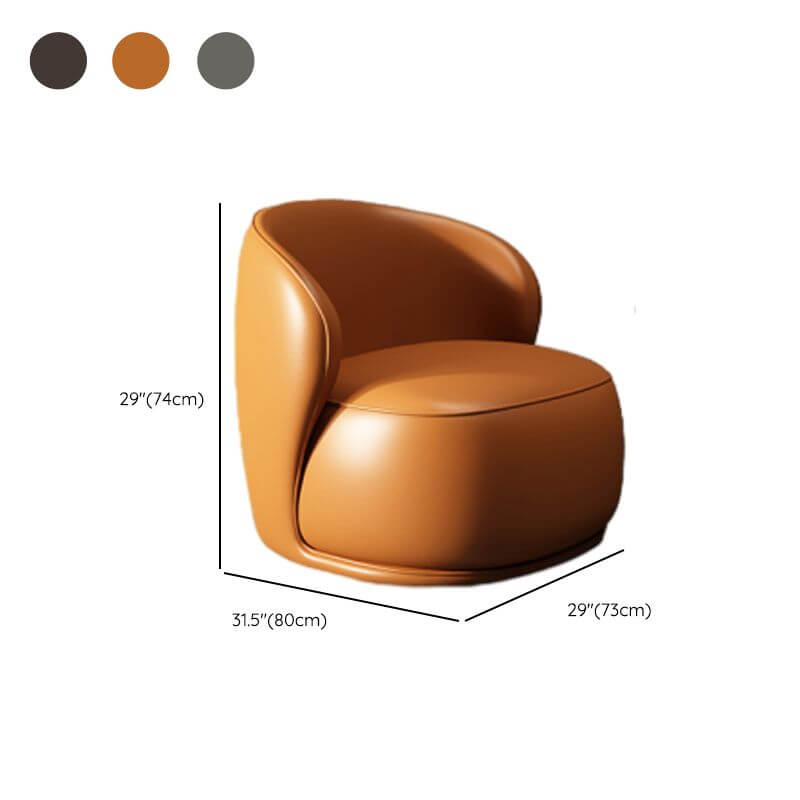 Amber Color Accent Chair