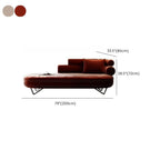 Comfortable Round Arm Chaise
