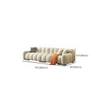 Inviting Seating Arrangement with Ivory Couch