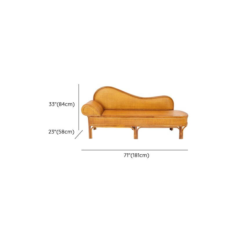 Comfortable oversized chaise for relaxation