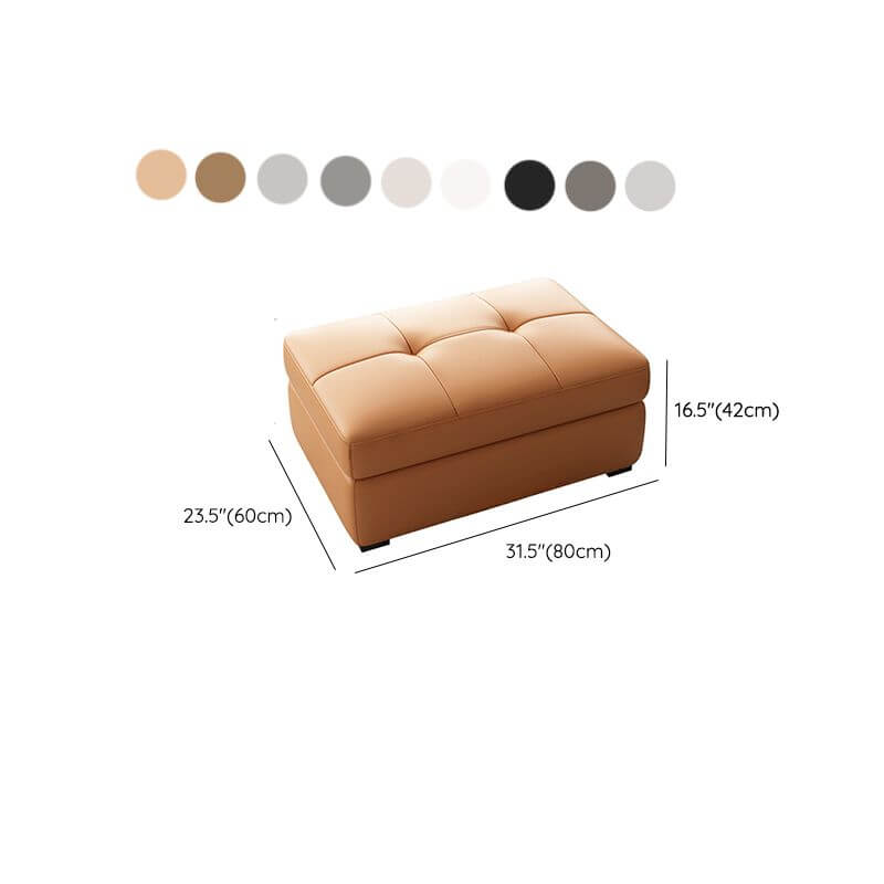 Functional storage ottoman in modern design