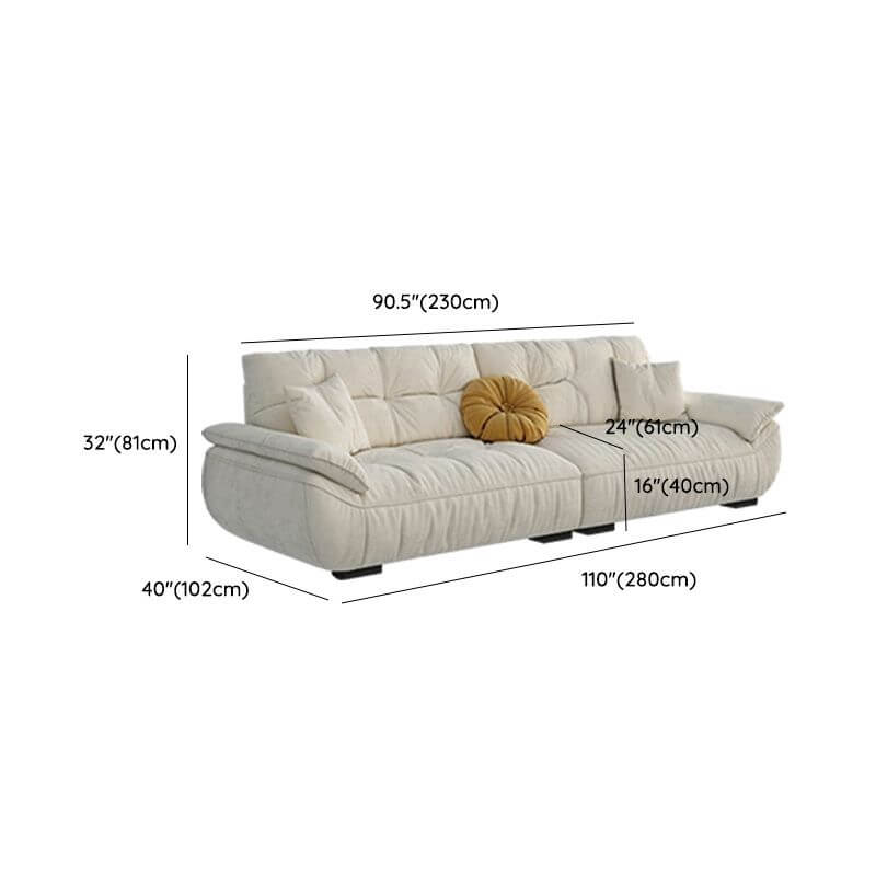 Stylish sofa with water-resistant properties