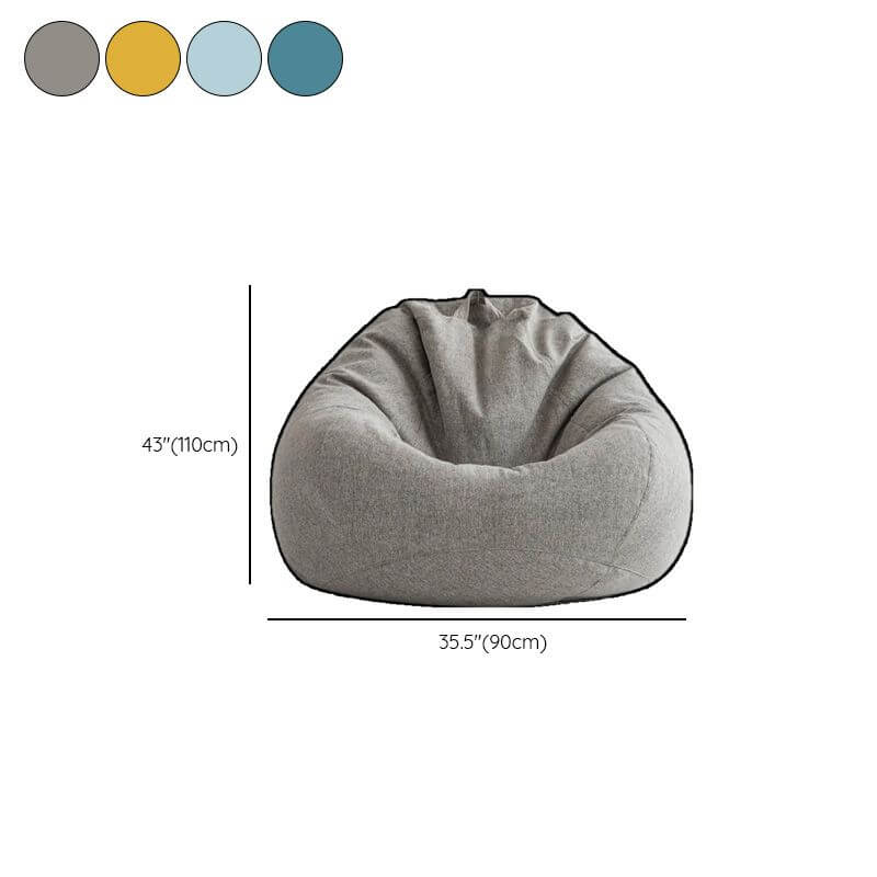 Stylish bean bag chair in contemporary decor