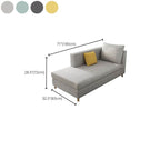 Light Gray Chaise Lounge for Contemporary Interiors