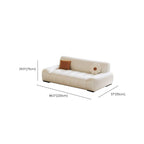 Stylish arm design of the Chalk Sofa