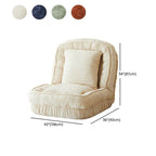 Chenille Bean Bag Lounger in Green color