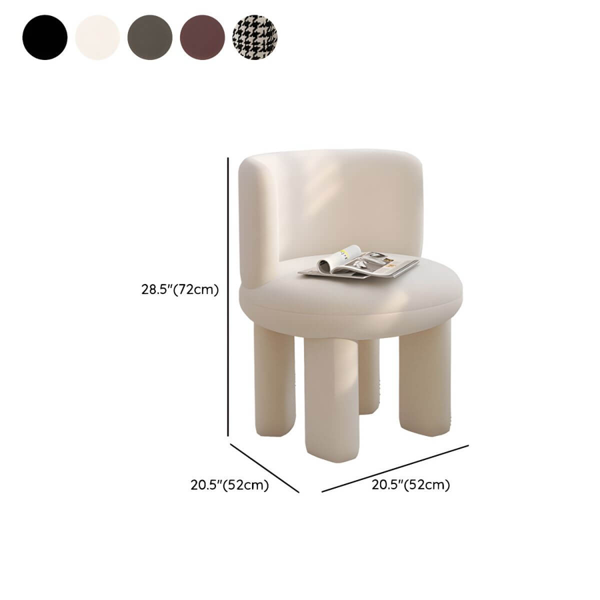 Elegant Vanity Stool for Home Decor