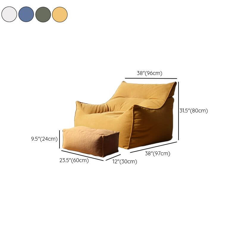 Versatile bean bag chair in a modern setting