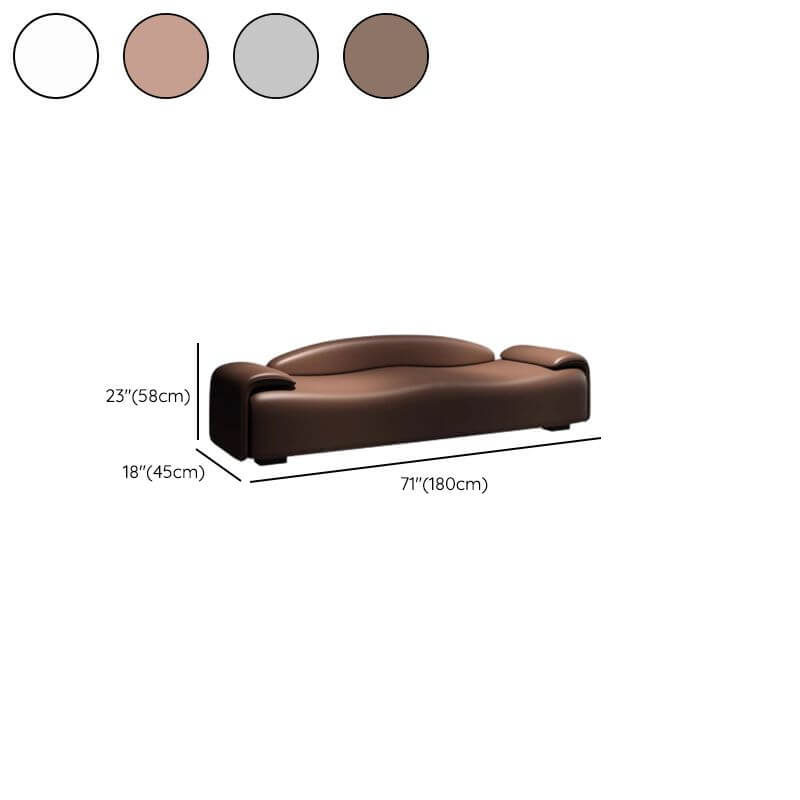 Comfortable coffee colored bench for bedroom