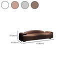 Comfortable coffee colored bench for bedroom