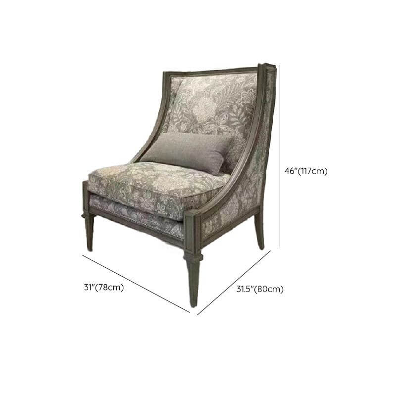 Coastal decor accent chair