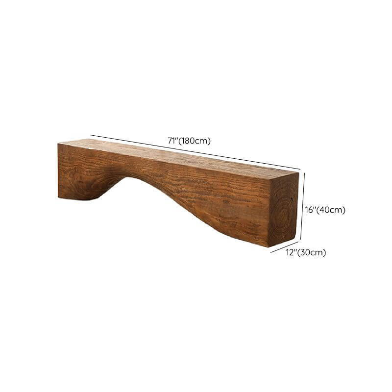 Elegant Cocoa Bench styled with decorative items