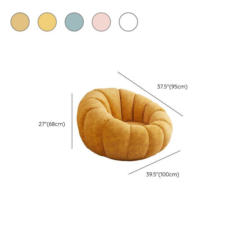 Solid color bean bag chair for modern decor
