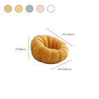 Solid color bean bag chair for modern decor