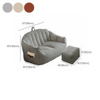 Stylish bean bag chair with standard dimensions