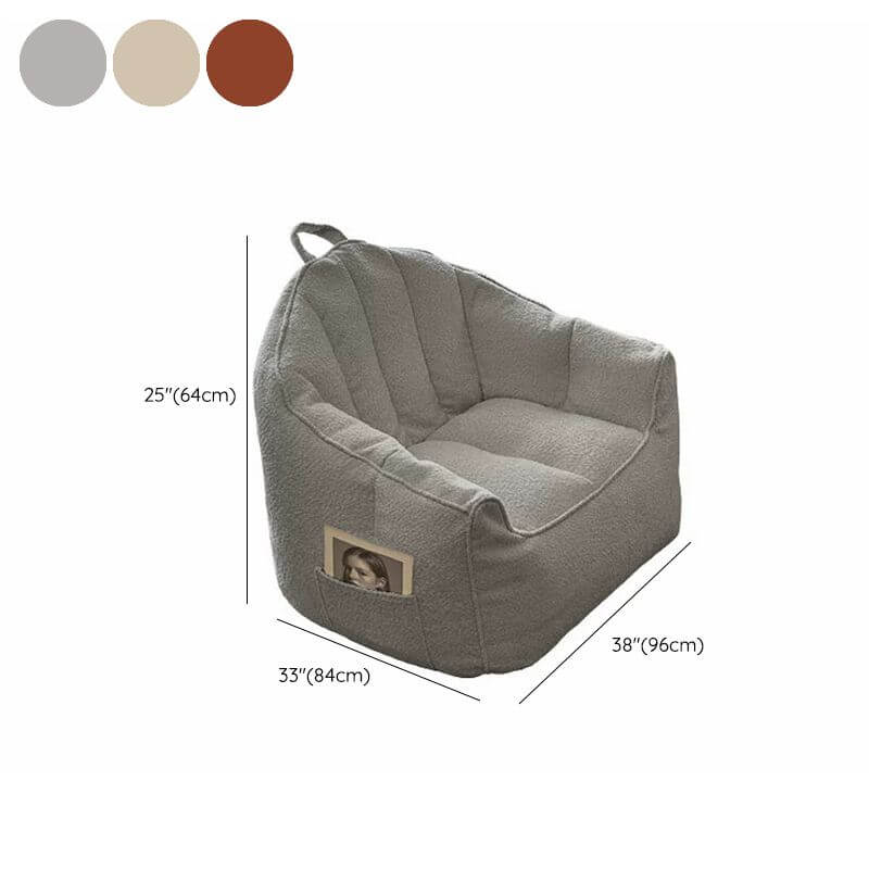 Durable polyester blend bean bag chair