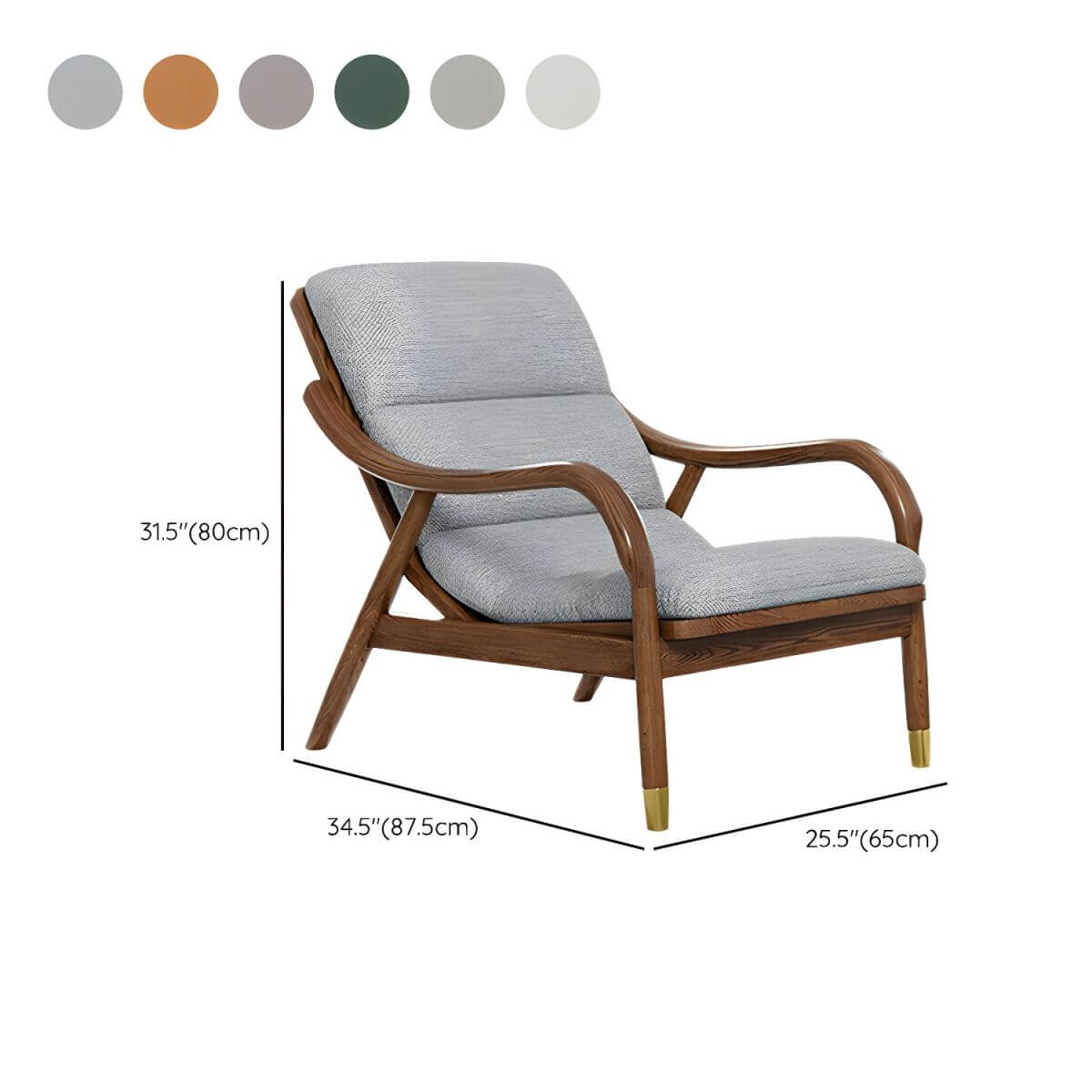 Latex Filled Compact Recliner