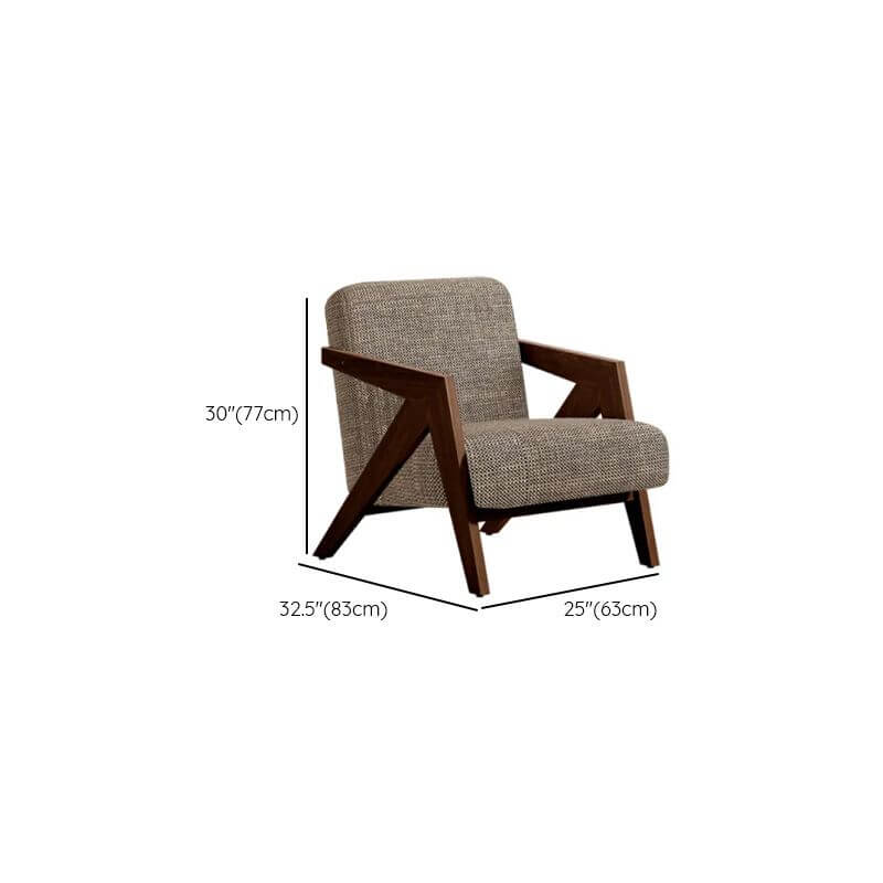 Comfortable reading chair in living room