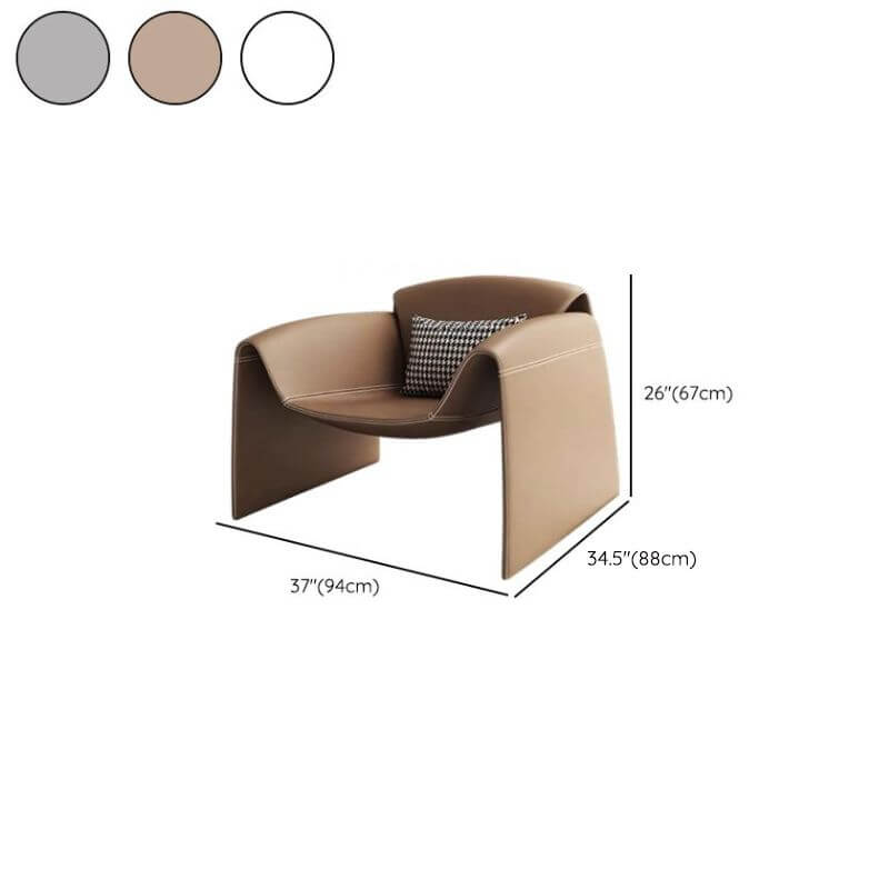 Elegant arrangement with Beige Arm Chair