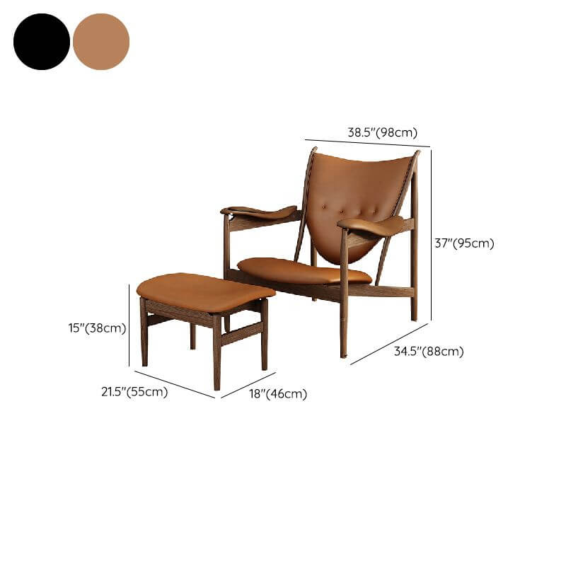 Non-stackable chair in contemporary living room