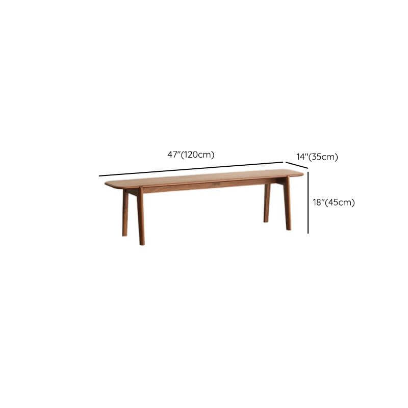 Versatile dining bench for different room styles