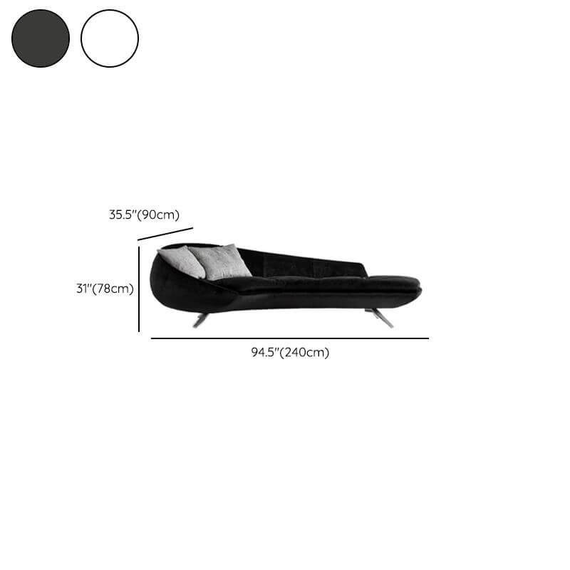 Elegant Flannel Chaise Lounge for Home Decor