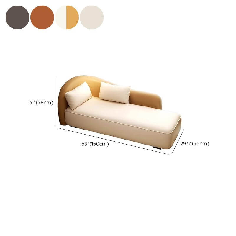 Right-arm chaise lounge featuring foam fill design