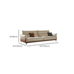 Elegant design of the solid color sofa
