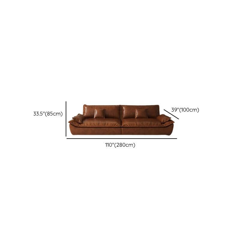 Affordable Modern Couch with Pillows