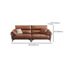 Luxury mocha sofa for family gatherings