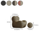 Modern accent chair with fixed back design