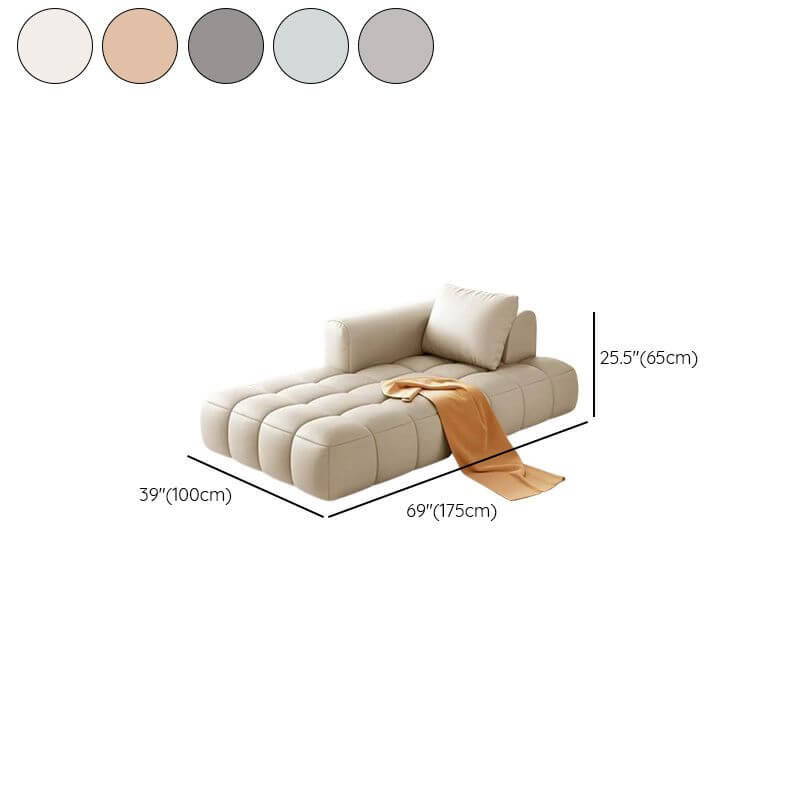 solid color chaise lounge
