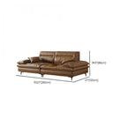 Interior showcasing Cowhide Auburn Floor Sofa