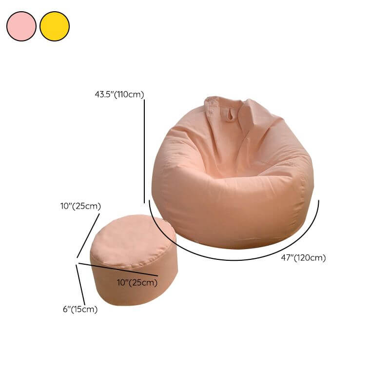 Relaxing bean bag chair for children's playroom