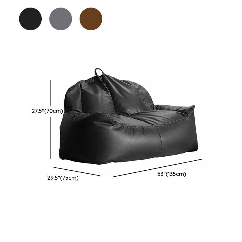 Oversized seating for two bean bag