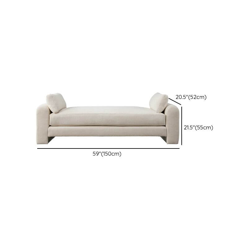 Versatile living space bench with comfort