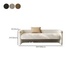 Modern cream ottoman with stylish legs
