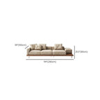 Comfortable floor sofa with armrests