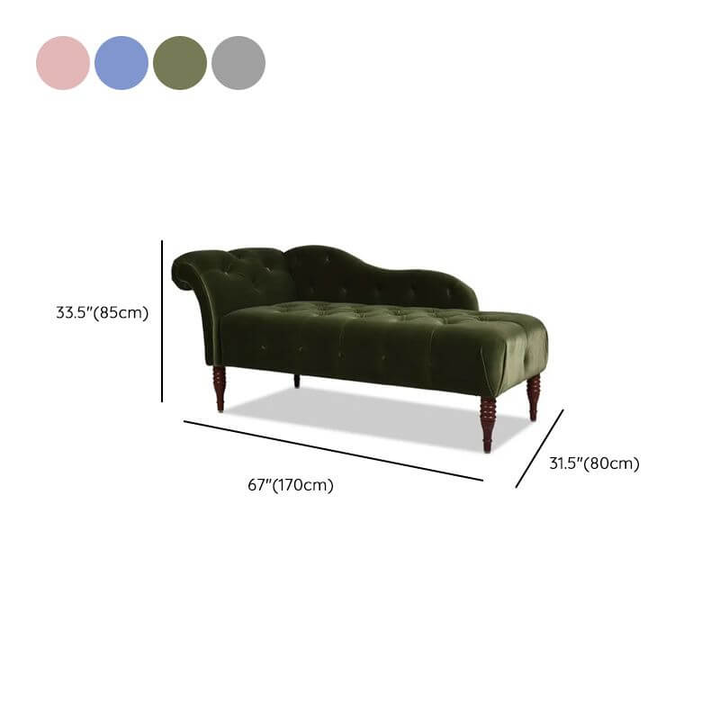 Light gray cushioned chaise bench for cozy seating