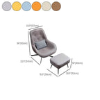 Comfortable Pillow Back on Accent Chair