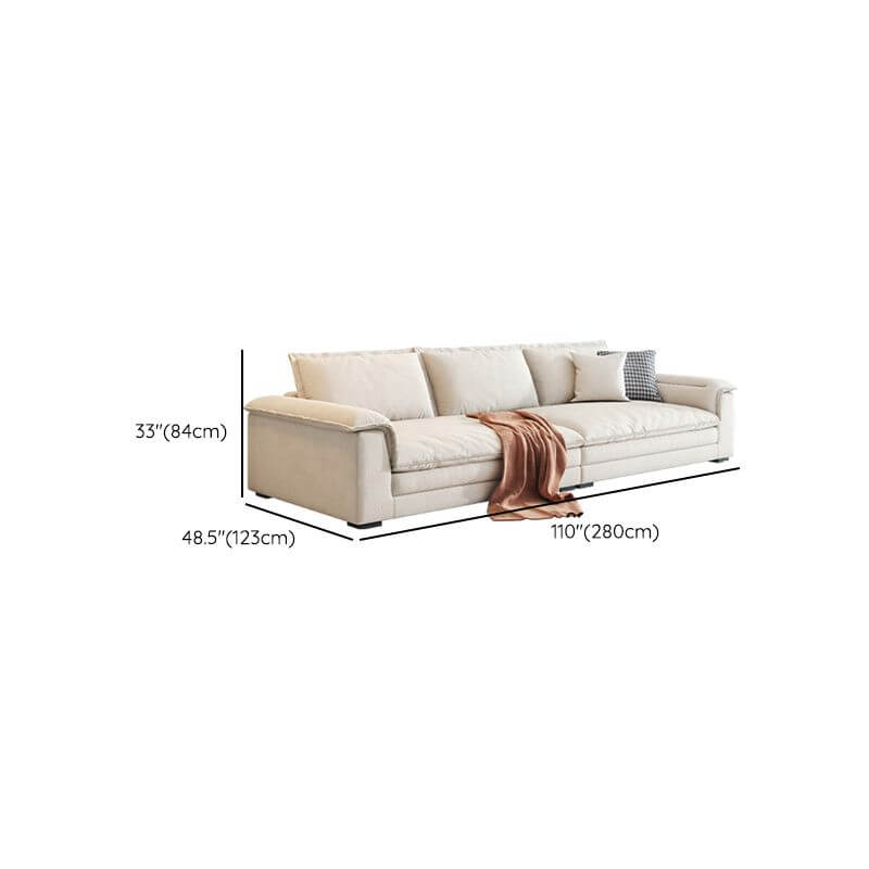 Minimalist sofa perfect for gatherings