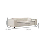 Plush Off-White Sofa for Cozy Spaces