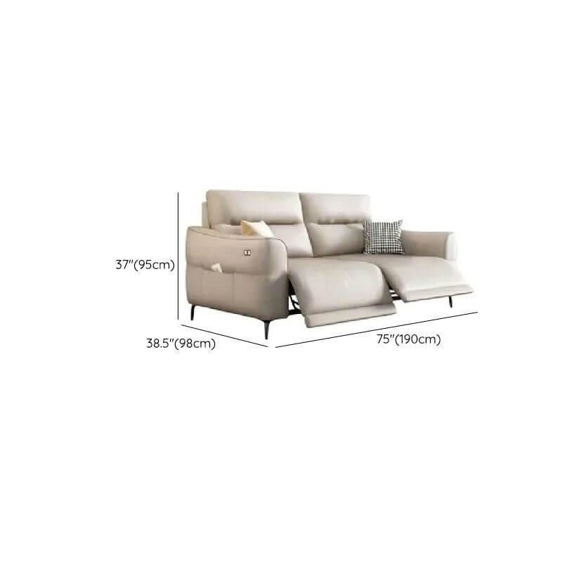 Plush Cushion on Biscuit Back Sofa