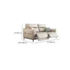 Plush Cushion on Biscuit Back Sofa