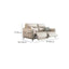 Plush Cushion on Biscuit Back Sofa
