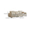 luxurious off-white sofa inviting relaxation