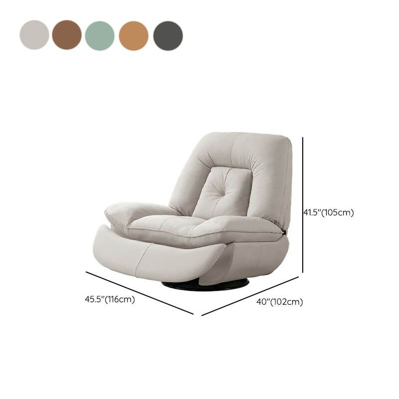 Modern style standard size recliner design