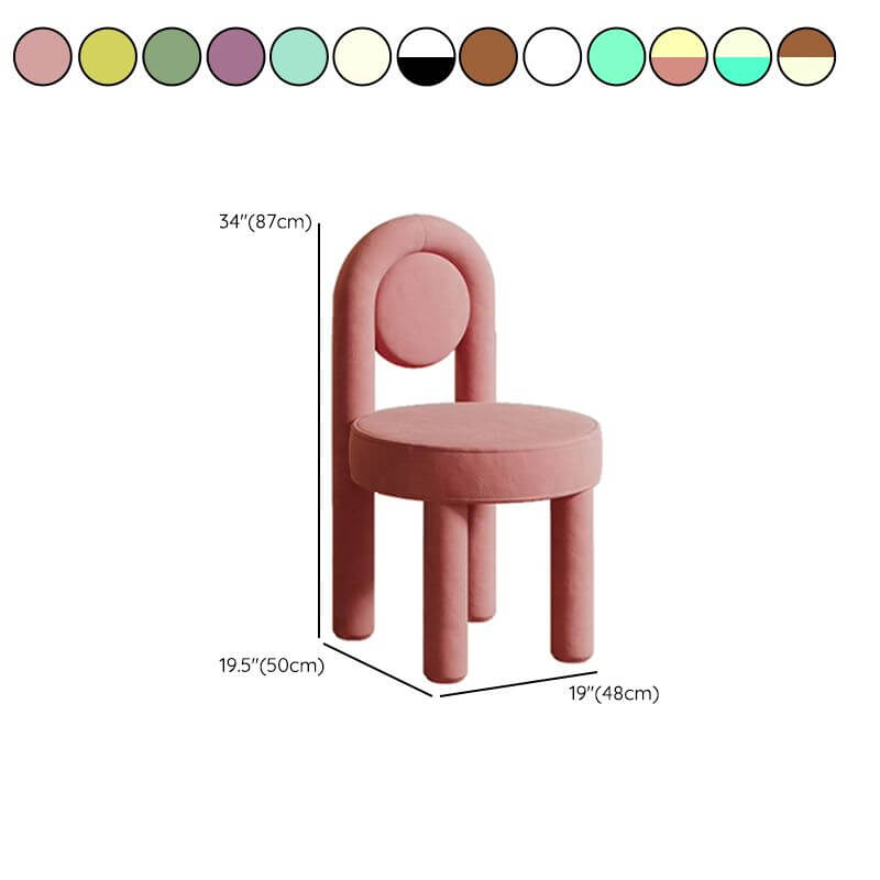 Light green modern vanity stool for added comfort